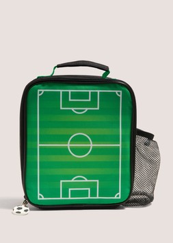 Matalan Black Football Field Lunch Bag & Snack Box £8.50