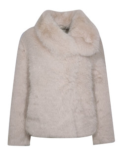 Matalan Short Faux Fur Cream Coat £45