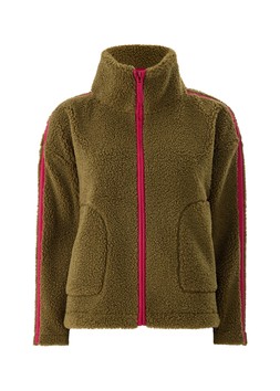Matalan Souluxe Khaki Pink Trim Fleece £28