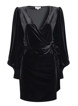Matalan x LM Vicky Pattison Black Velvet Mini Dress £30