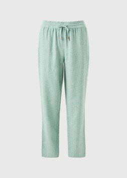 LINEN TAPERED CHAMBRAY GREEN £20