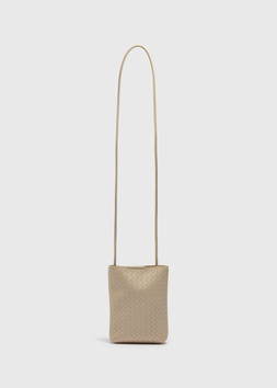 WOVEN PHONE BAG NAT £6