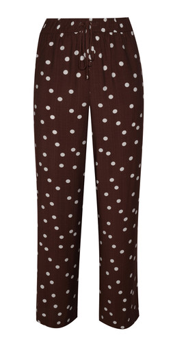 Brown Polka Dot Wide Leg Trousers £29.99