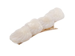 Cream Pearlised Shell Slide Hair Clip, £4.99