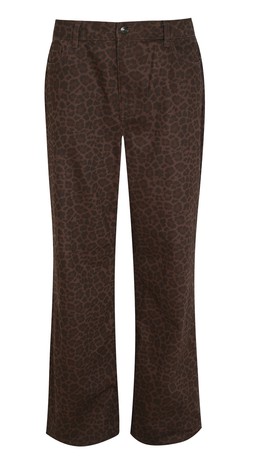 Brown Leopard Print Wide Leg Jeans, £39.99 (941487129)