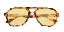 Brown Tortoiseshell Effect Aviator Sunglasses, £9.99 (948441424)