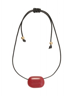 Dark Burgundy Resin Rope Necklace, £7.99 (9488045)