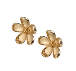 Gold Tone Large Flower Stud Earrings, £7.99 (938270293)