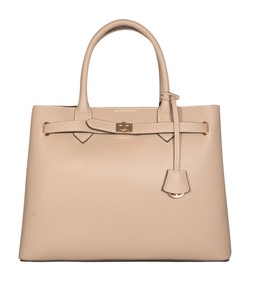 Mink Faux Leather Triple Compartment Tote Bag, £29.99 (942270823)