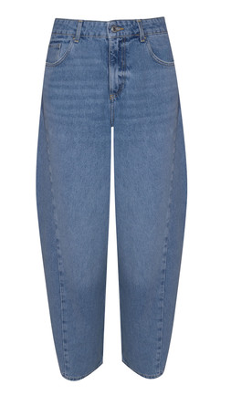 New Look Blue Washed Barrel Leg Jeans, £39.99