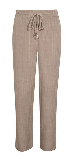 New Look Brown Striped Tie Waist Wide Leg Trousers, £32.99