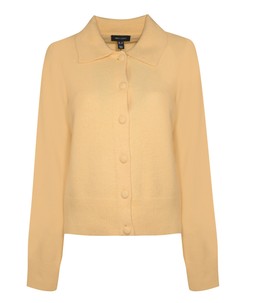 Pale Yellow Midweight Knit Collared Cardigan, £28.99 (930968788)