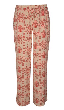 Red Sun Print Wide Leg Beach Trousers, £23.99 (938282469)