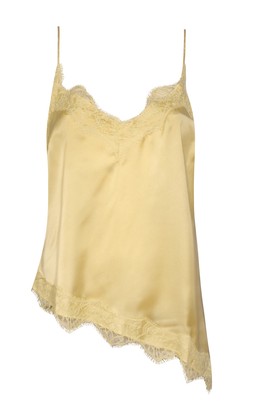 Yellow Asymmetric Lace Cami Top, £23.99 (947037488)