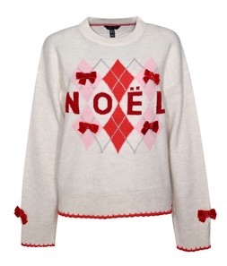 Cream Argyle Noel Jumper, £29.99 (930980979)
