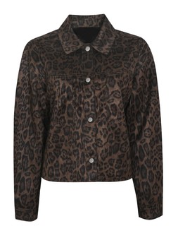 New Look Brown Animal Print Faux Suede Shacket £36.99 €46.99