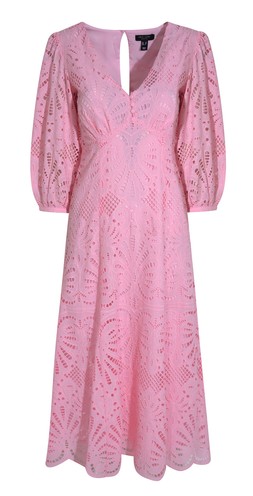 New Look Pink Broderie Anglaise Midi Dress £69.99