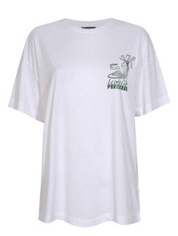 New Look White Le Petit Cafe Parisienne Graphic T-Shirt £15.99 (Front)