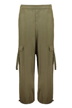Khaki Parachute Cargo Trouser
