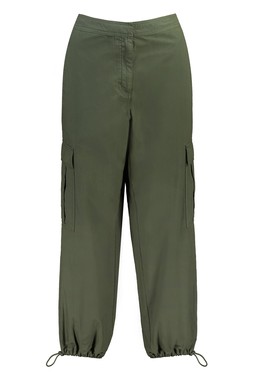 Khaki Parachute Cargo Trouser