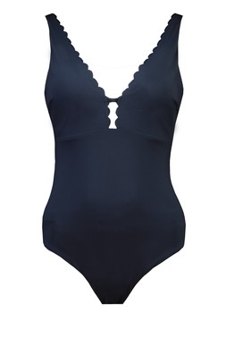 Blue Scallop Swimsuit