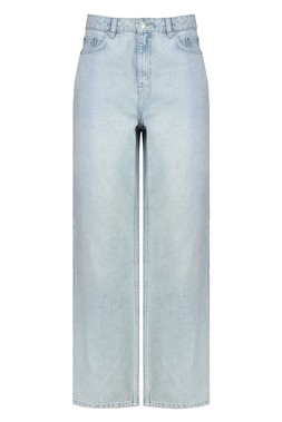 Wide Leg Bleached Jean