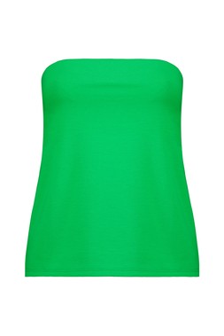 Green Bandeau Cotton Top