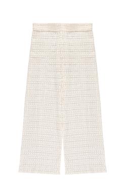 Neutral Beach Crochet Trouser