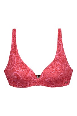 Pink Paisley Bralette Bikini Top