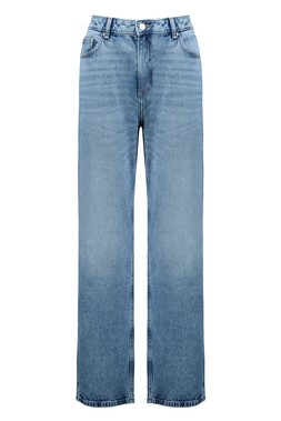 Blue Wide Leg Midwash Jean