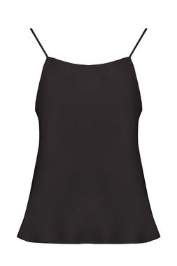 Black Silky Satin Cami