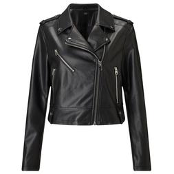 Black PU Biker Jacket