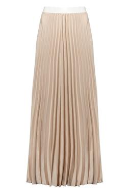 Cream Ivory Pleated Skirt
