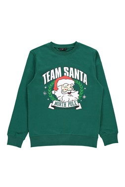 Green Team Santa Sweat