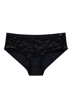 Lily Floral Black Brief