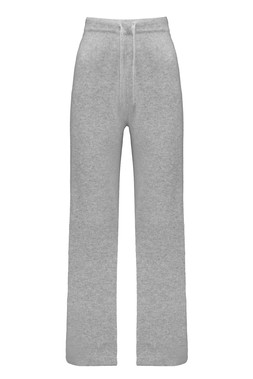 Grey Premium Wide Leg Cashmere Jogger