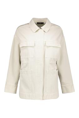 Ecru Denim Shacket