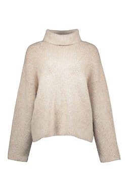Mink Two Tone Rib Jumper