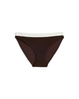 Brown Tipped Narrow Bikini Pant