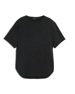 Black Longline Tee