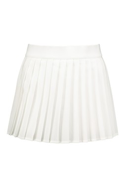 White Pleated Racquet Skirt