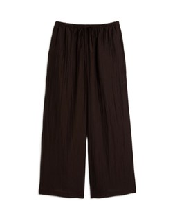 Brown Bandeau Elastic Trouser