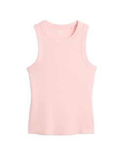 Pink Rib Chloe Racer Vest