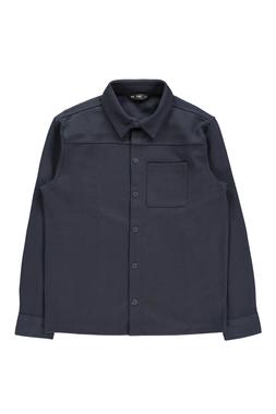 Mens Navy Twill Overshirt