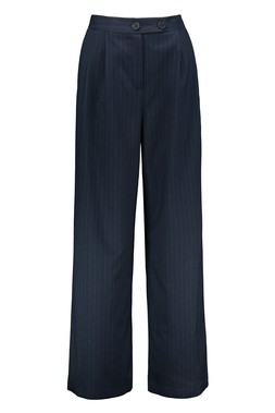 Navy Pinstripe Trouser