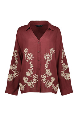 Burgundy Cornelli Shirt