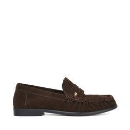 Dune London Grisella 89 GBP chocolate brown suede www.dunelondon.com