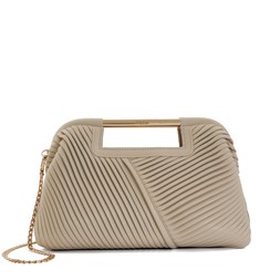 Dune London Ebec 99 GBP ecru pleated clutch www.dunelondon.com