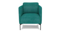 DFS Tub accent chair in teal velvet