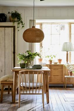 DFS Filip Fixed Dining Table in Oak